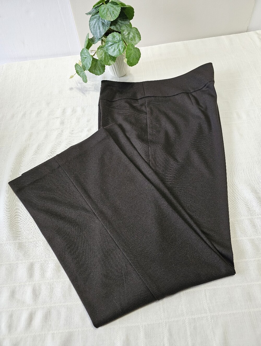 Reitmans Original Comfort Dark Chocolate Brown Pull-On Dress Pants Size 15